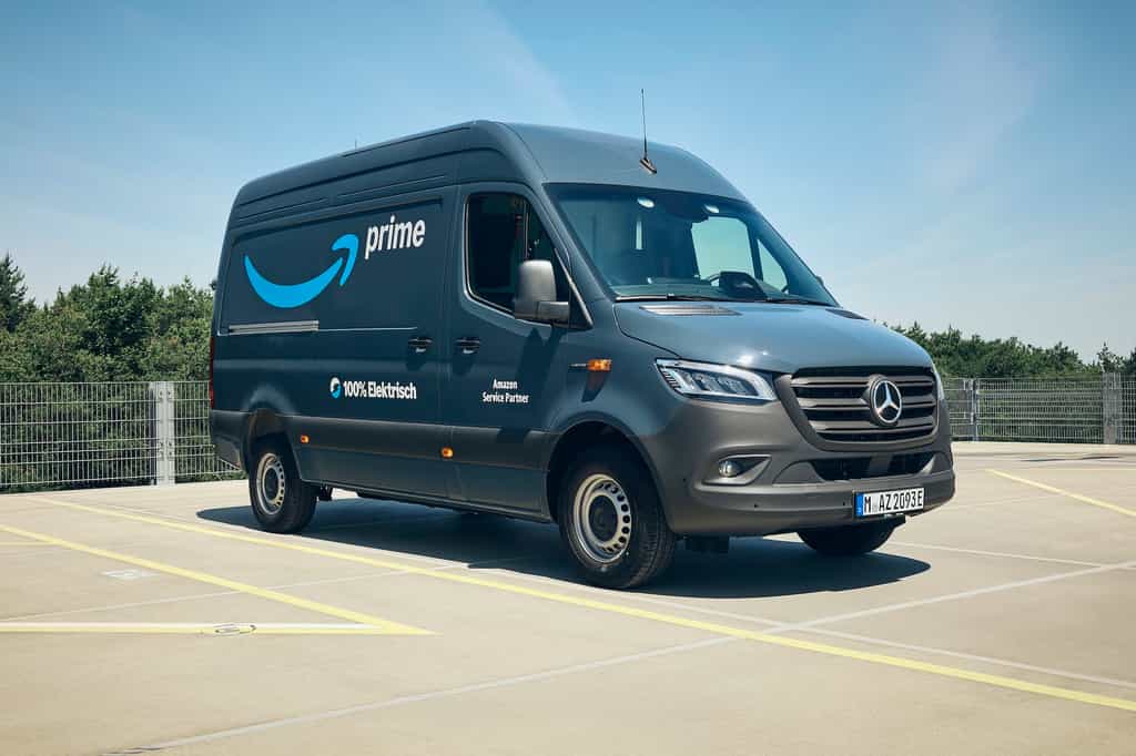 3 750 eSprinter et 1 250 eVito vont rejoindre la flotte européenne Amazon pour assurer les livraisons quotidiennes. © Mercedes-Benz Vans
